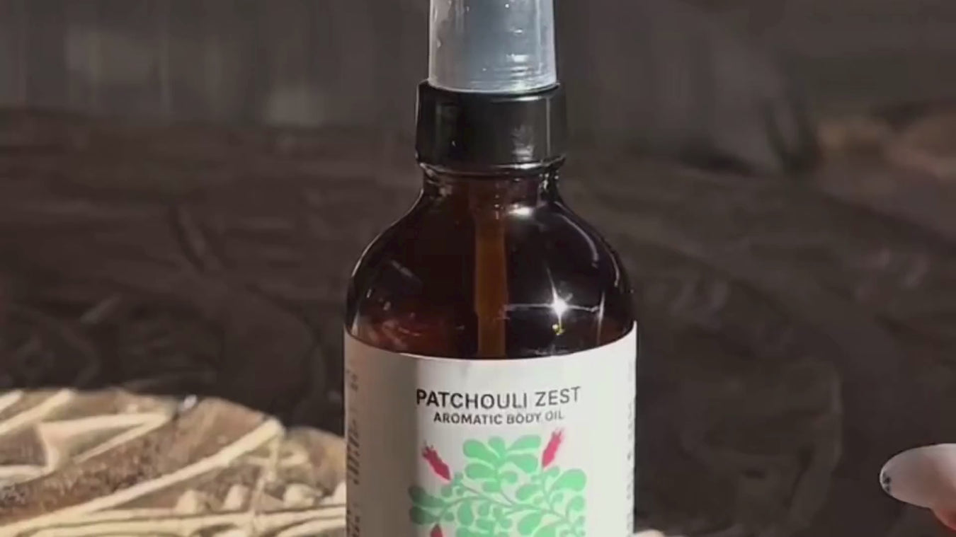 patchouli zest aromatic body oil 